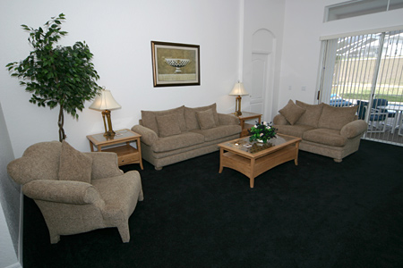 Highlands Reserve - Luxury 4 Bedroom 3 Bath Orlando Rental Villa - Lounge