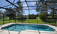 Southern Dunes 4 Bedroom/3 Bath Golf Front Villa - 26 ft pool, 42 inch HDTV, free wireless internet, gamesroom 