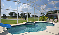 Ridgewood Lakes - 4 Bedroom 2 Bath Florida Villa with South West Facing Pool