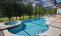 Calabay Parc Luxury 5 Bedroom 5 Bath Orlando Villa with South-Westerly Facing Pool and Spa overlooking Conservation