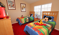 Windsor Hills Resort - Luxury 3 Bedroom 3 Bath End Florida Town House, with FREE High Speed Internet, FREE International Calls, Cable TV in ALL Bedrooms, Mickey Themed Twin Room and Pool